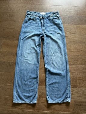 Hidden Jeans Los Angeles High Rise Wide Straight Leg Jeans Size 30 Vintage Wash
